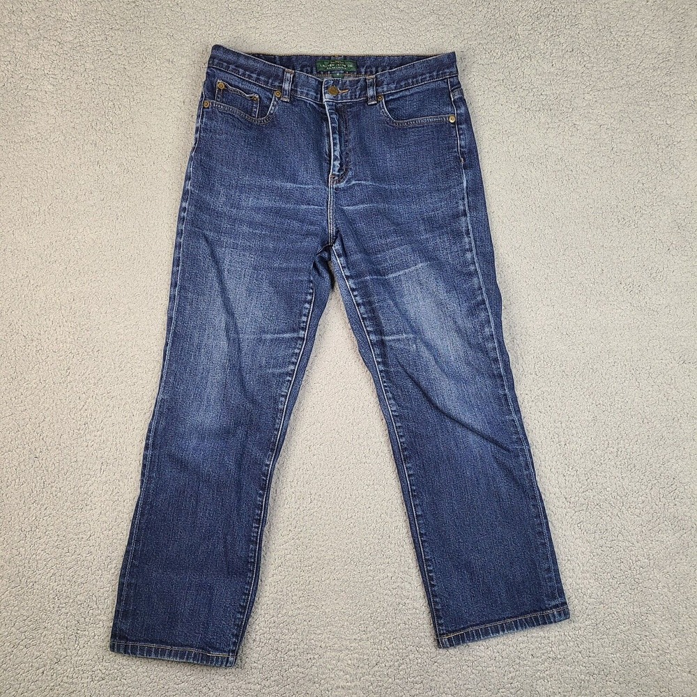 Lauren Ralph Lauren Jeans Women's Size 10 Blue LRL Straight Leg 32x25